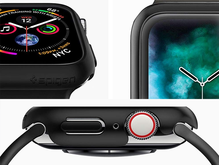 Spigen Rugged Armor Apple Watch 44mm Series 4 Etui Case Pasek