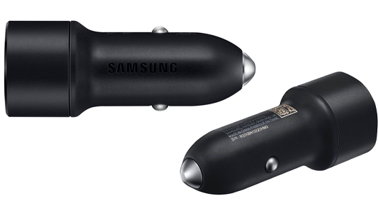 Original SAMSUNG EP-L1100NBEGWW 2x USB Autoladegerät
