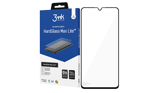 Szkło na ekran 3mk HardGlass Max Lite do Samsung Galaxy A22 4G 