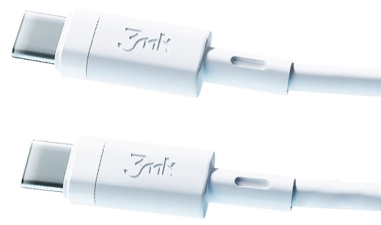 Kabel 1m 3mk Hyper Silicone Cable przewod USB-C do USB-C Type C 60W 3A