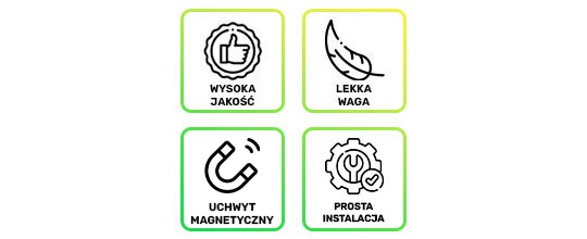 Universal-Autohalterung 3mk Magnet Power für das Telefon am Kühlergrill