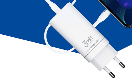 3mk Hyper Charger 65W 2x USB-C 1x USB PowerDelivery