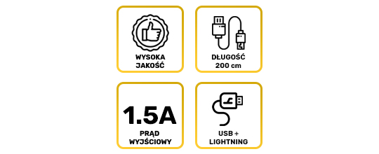 baseus cafule kabel kabel blitz 8 polig 200cm 1.5A für iphone