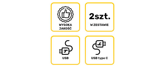 Kabel przewód x2 Baseus USB für Lightning PD 2.4A 1.5m Weiß