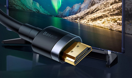 Baseus Cafule Kabel HDMI 2.0 4K FULL HD 3D 5m Czarno-szary