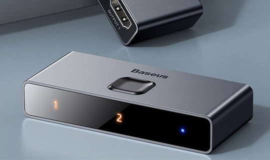 Dwukierunkowy rozdzielacz Switcher HDMI Baseus Matrix, 2x1/ 1x2, 4K