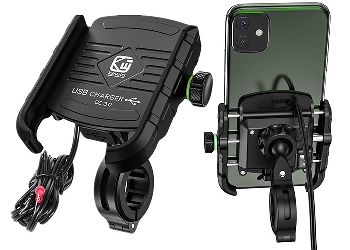 kewig fahrradhalter motorrad quad mit ladegerät qc 3.0