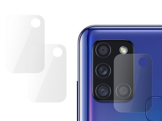 Gehärtetes Glas für das Objektiv des Samsung Galaxy A21s