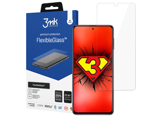 3mk Szkło ochronne hartowane Flexible Glass 7H do Samsung Galaxy M51 