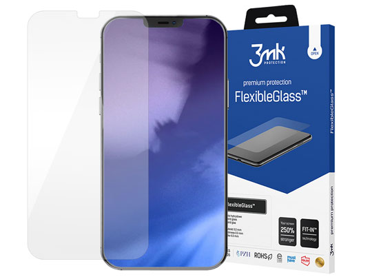 3mk Szkło ochronne hartowane Flexible Glass 7H do Apple iPhone 12 