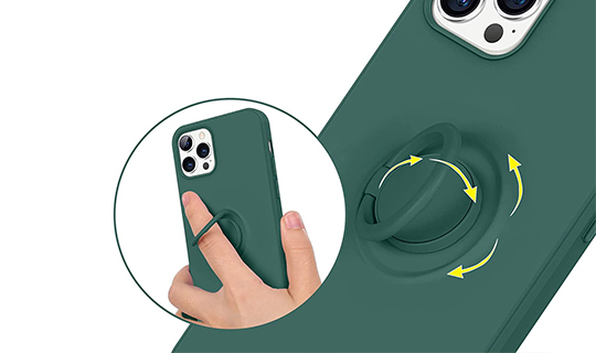 Etui silikonowe Ring Ultra Slim Alogy do iPhone 12 Pro Max 6.7