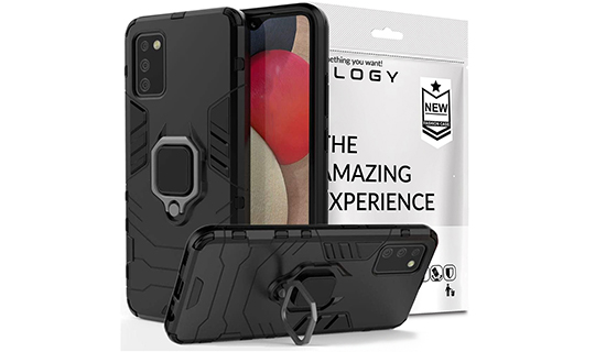 Etui Alogy Ring Stand Armor Case für Samsung Galaxy A02s