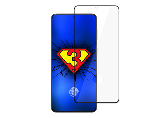 Szkło 3mk HardGlass Max do Samsung Galaxy S21 Plus Finger Print 