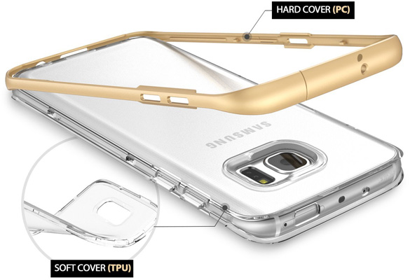 etui ringke fusion frame case pokrowiec samsung galaxy s7edge ochrona