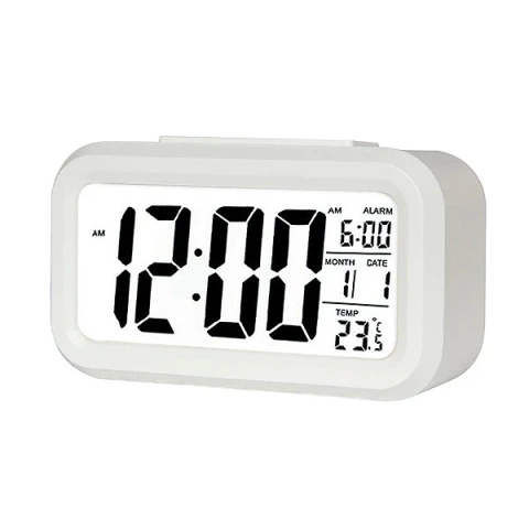 Wecker Trusty großes LCD weiß ZG21