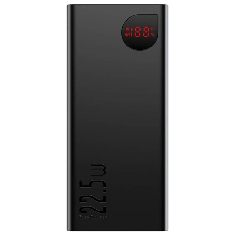 Baseus Adaman Metal Powerbank, 20000mAh, 22,5W (schwarz)
