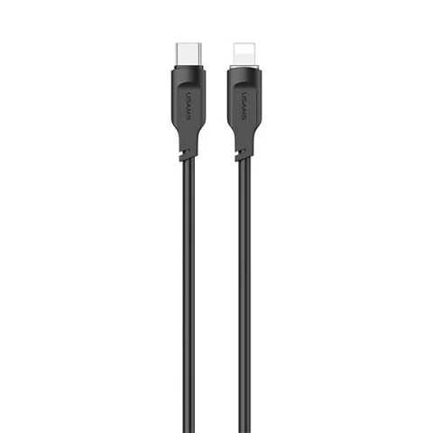 Kabel USMAS USB-C mit Lightning PD Fast Charging Lithe Series 1,2 m schwarz