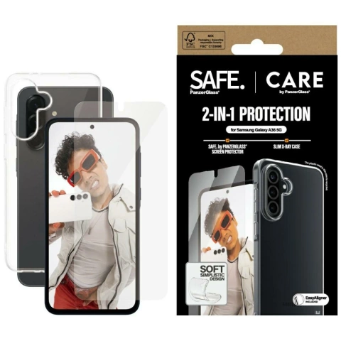 Samsung Galaxy A36 5G CARE by PanzerGlass Schutzglas-Kit