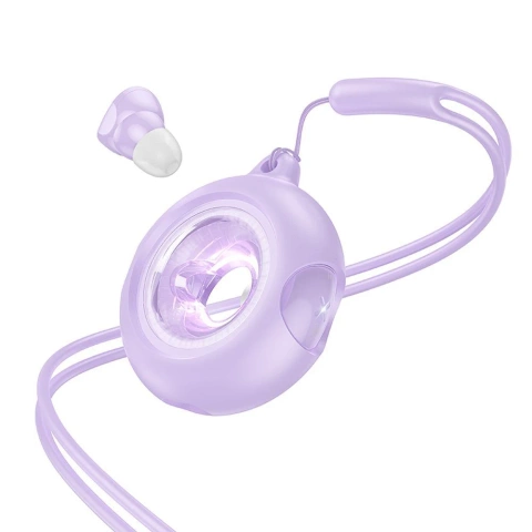 Hoco EW71 Kabellose Bluetooth TWS-Kopfhörer - Lila mit LED