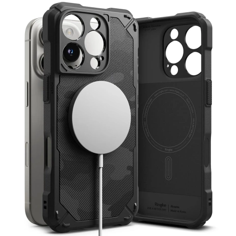 RINGKE RUGGED GEAR MAGNETIC MAGSAFE IPHONE 16 PRO MAX CAMO SCHWARZ