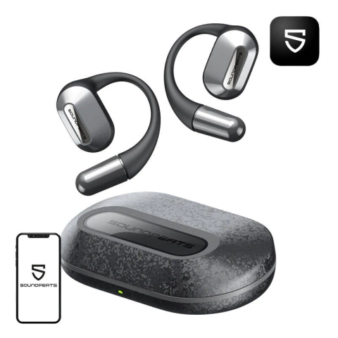 Soundpeats HearFit Kabellose Kopfhörer (Schwarz)
