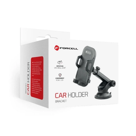 Forcell F-GRIP Carbon Bracket Autohalterung Verstellbar für Windschutzscheibe