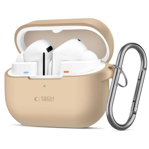 Silikon-Haken-Schutzhülle für Samsung Galaxy Buds 3/3 Pro Caffe Latte
