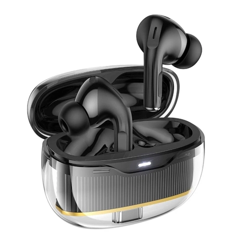 HOCO EW54 TWS Kabellose Bluetooth-Kopfhörer – Schwarz mit Ladeetui