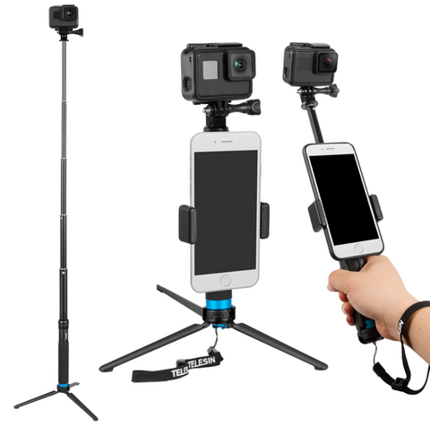 Selfie-Stick / Telesin-Stativ für Sportkameras (GP-MNP-090-S)