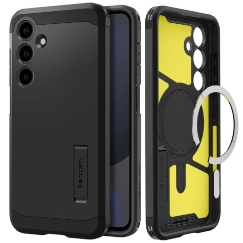 Spigen Tough Armor MagSafe Schutzhülle für Samsung Galaxy S24 FE, Schwarz
