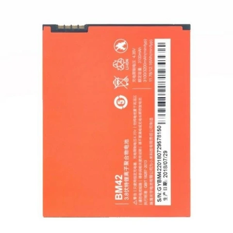 Bateria Xiaomi BM42 do Redmi Note Bulk 3100mAh