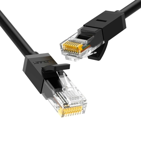 Kabel UGREEN Ethernet-Patchkabel RJ45 Cat 6 UTP 1000Mbps 1m schwarz (20159)