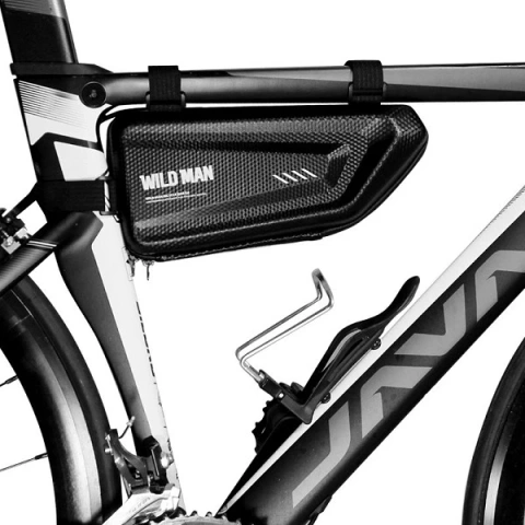 Fahrradrahmenkoffer WILDMAN L E4 Fahrradhalter schwarz/schwarz
