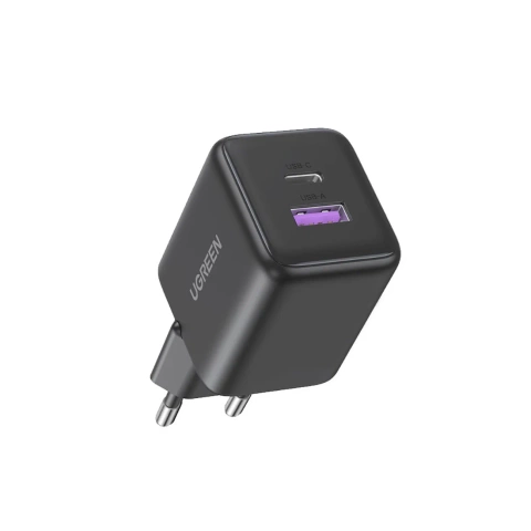 Ładowarka Sieciowa Ugreen X516 GaN 30W USB-C USB-A Szara