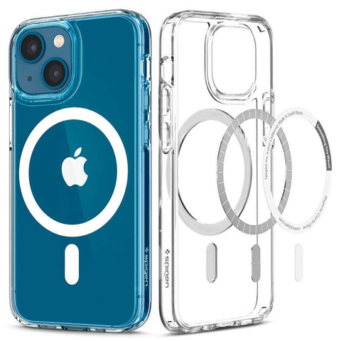 Spigen Ultra Hybrid Mag Hülle für Apple iPhone 13 Mini Weiß