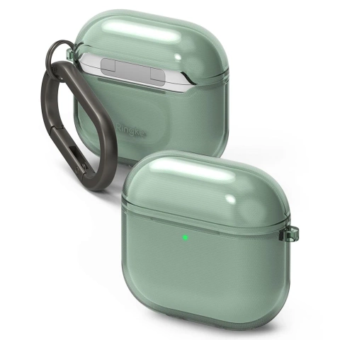 Apple AirPods 4 Hülle Ringke Air Grün Karabiner