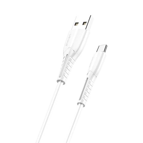 USAMS Kabel U35 microUSB 2A Schnellladung 1m weiß/weiß SJ365USB02 (US-SJ365)