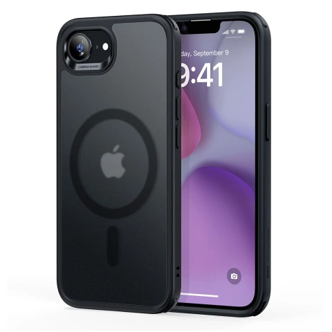 Etui für iPhone 16e ESR Classic Hybrid HaloLock MagSafe Frosted Black