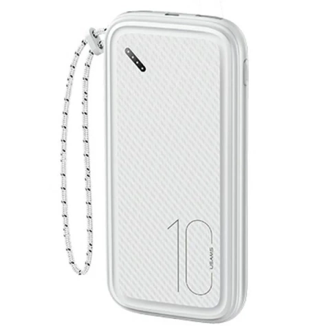 USAMS Powerbank PB56 10000mAh 2xUSB / USB-C / MicroUSB Fast Charge weiß/weiß 10KCD15002 (US-CD150)