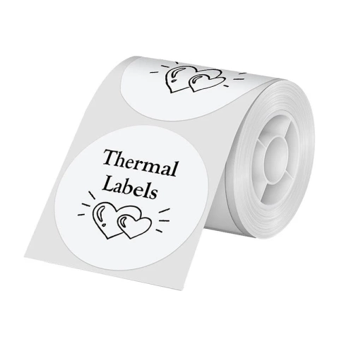 Nelko Thermoetiketten für PM220 Drucker Weiß 50x50 mm 150 Stk.