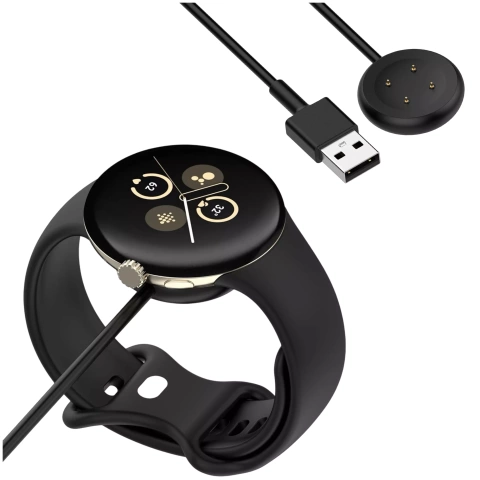 Smartwatch-Ladekabel für Google Pixel Watch 3 (41 mm, 45 mm) / 2 / Fitbit Ace LTE, USB