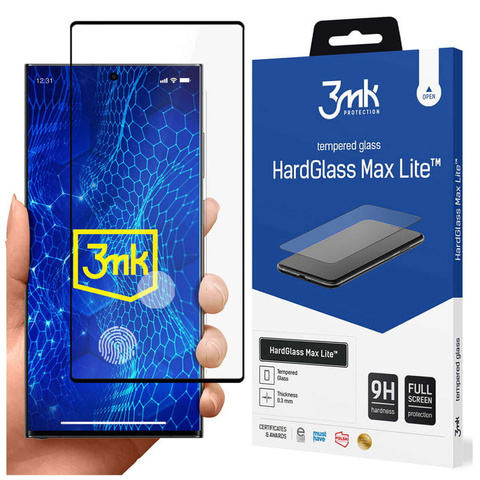 Gehärtetes Glas für Samsung Galaxy S23 Ultra – 3mk HardGlass Max Lite™