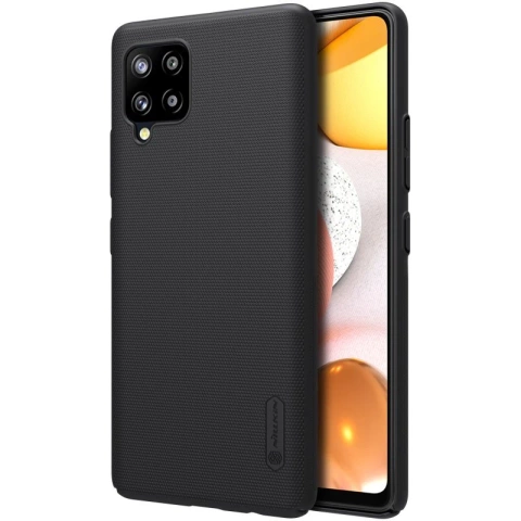 Nillkin Super Frosted Shield verstärkter Hüllenständer für Samsung Galaxy A42 5G schwarz