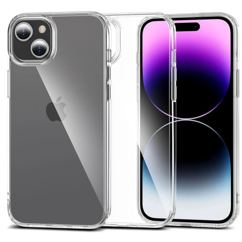 Hülle Flexair Hybrid für Apple iPhone 15 Clear