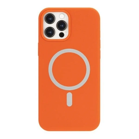 Mercury MagSafe Silikonhülle für iPhone 12 mini 5.4" Orange/Orange
