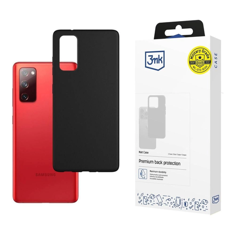 Matte Case 3mk Matt Phone Resistant Case für Samsung Galaxy S20 FE 5G Schwarz