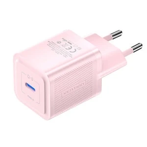 Vention FEPP0-EU USB-C GaN 20W Wandladegerät Pink