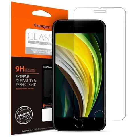 Gehärtetes Glas für das Telefon 9H Spigen Glas.tR SLIM HD für iPhone 6 / 6s / 7/8 / SE 2022/2020