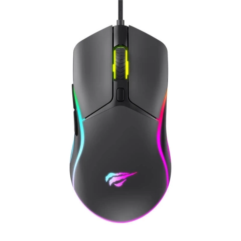 Havit MS1029 RGB Kabelgebundene Gaming-Maus (Schwarz)
