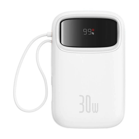 Baseus QPow 2 10000 mAh 30 W Powerbank Weiß